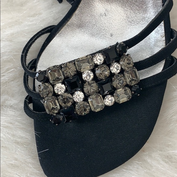 Stuart Weitzman | wrap up strappy rhinestone heel - Picture 5 of 14